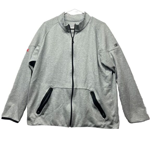 Ogio Endurance Full Zip Jacket Sweatshirt Size XL XLarge Gray FMC - Picture 1 of 5